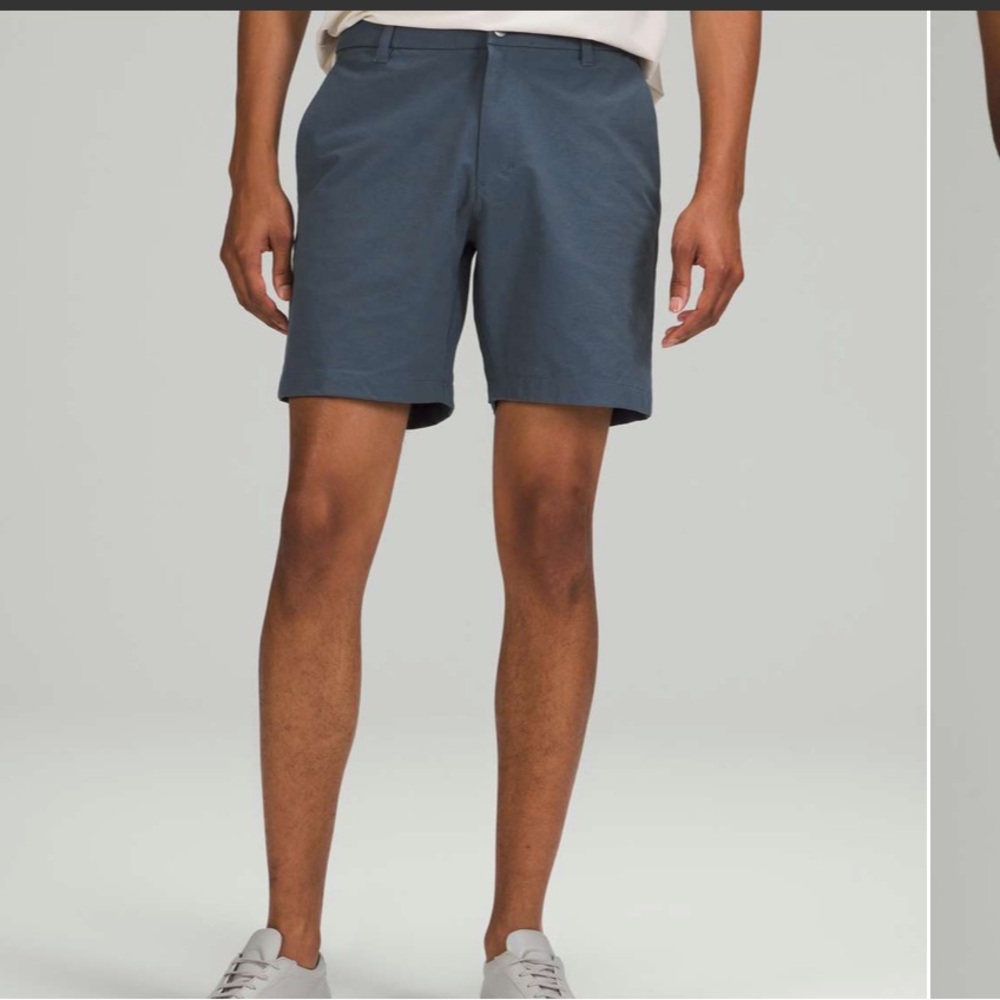Lululemon Comission Shorts Iron Blue 36 Canvas
